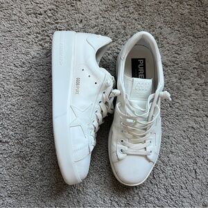 $610 Golden Goose bio-based Purestar white star and heel tab Sneaker sz 39/8/8.5